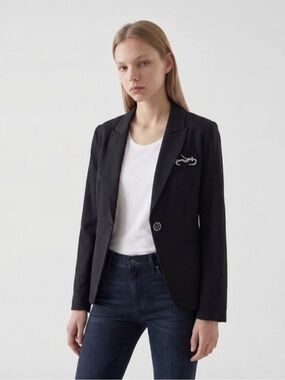 Guess Blue Single-Button - medium